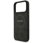 Guess MagSafe dėklas iPhone 17 Pro Max – juodas