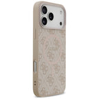 Guess MagSafe dėklas iPhone 17 Pro Max – rožinis