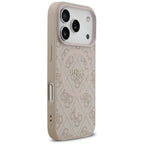 Guess MagSafe dėklas iPhone 17 Pro – rožinis