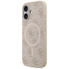 Guess 4G Ring Classic Logo MagSafe dėklas iPhone 17 - Rožinis -- iPhone 17