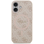 Guess 4G Ring Classic Logo MagSafe dėklas iPhone 17 - Rožinis -- iPhone 17
