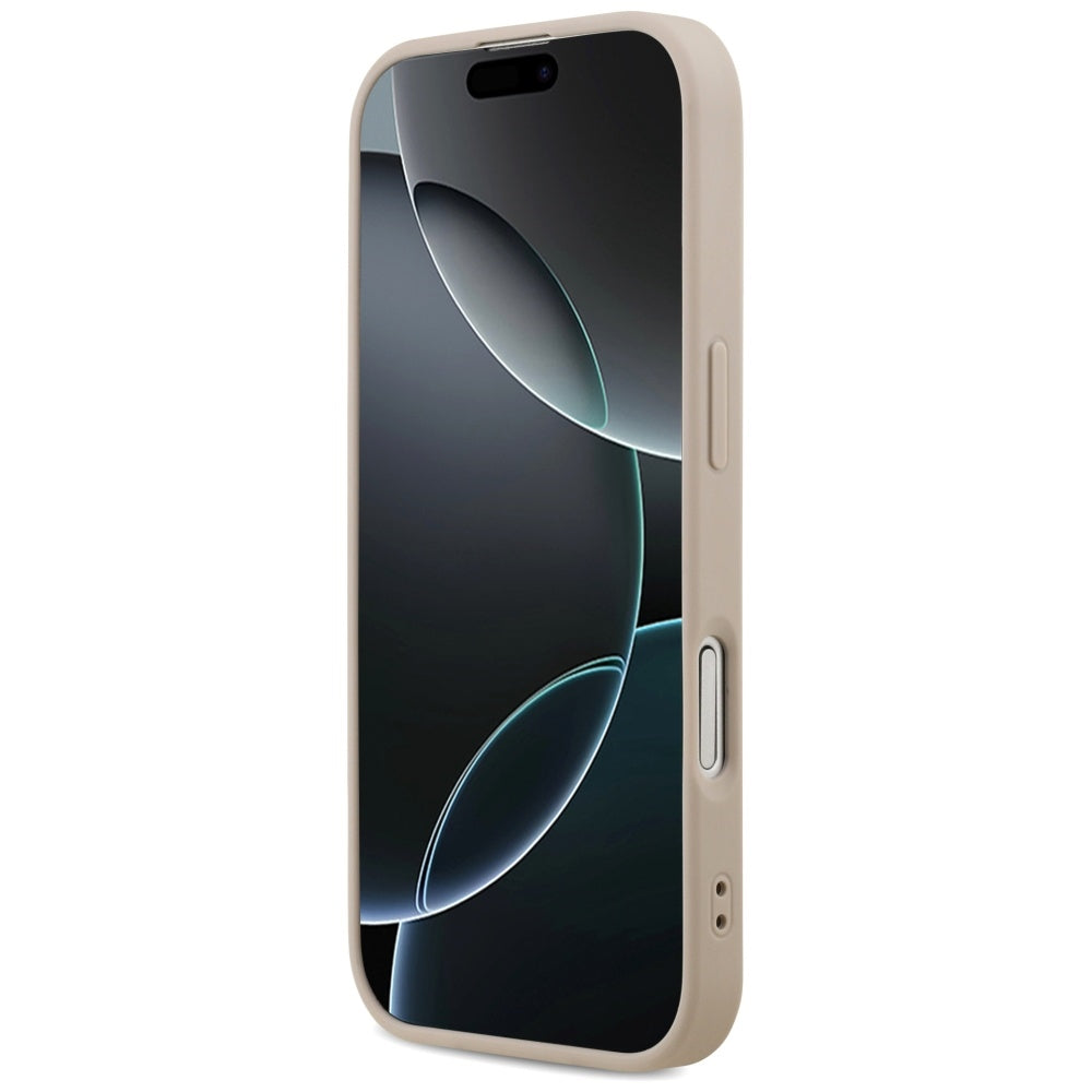 Guess 4G Ring Classic Logo MagSafe dėklas iPhone 17 - Rožinis -- iPhone 17