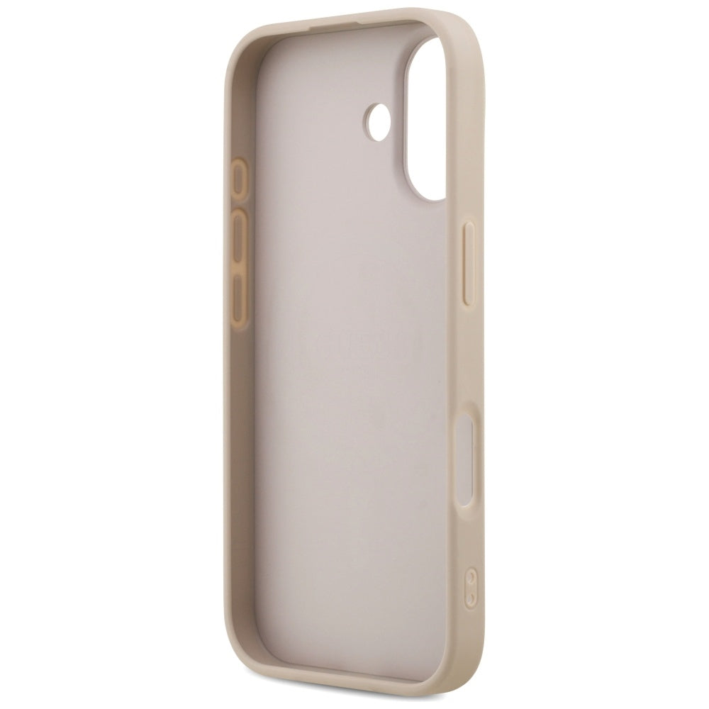 Guess 4G Ring Classic Logo MagSafe dėklas iPhone 17 - Rožinis -- iPhone 17
