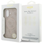 Guess 4G Ring Classic Logo MagSafe dėklas iPhone 17 - Rožinis -- iPhone 17