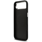Guess Glitter Triangle Logo MagSafe dėklas iPhone 17 Air - juodas -- iPhone 17 Air
