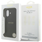Guess MagSafe dėklas iPhone 17 – juodas