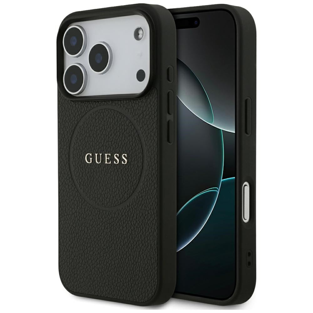 Guess MagSafe dėklas iPhone 17 Pro – juodas -- iPhone 17 Pro