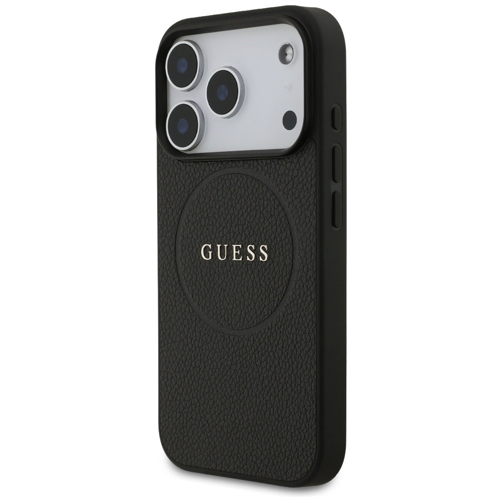 Guess MagSafe dėklas iPhone 17 Pro – juodas -- iPhone 17 Pro