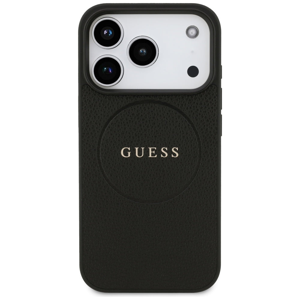 Guess MagSafe dėklas iPhone 17 Pro – juodas -- iPhone 17 Pro