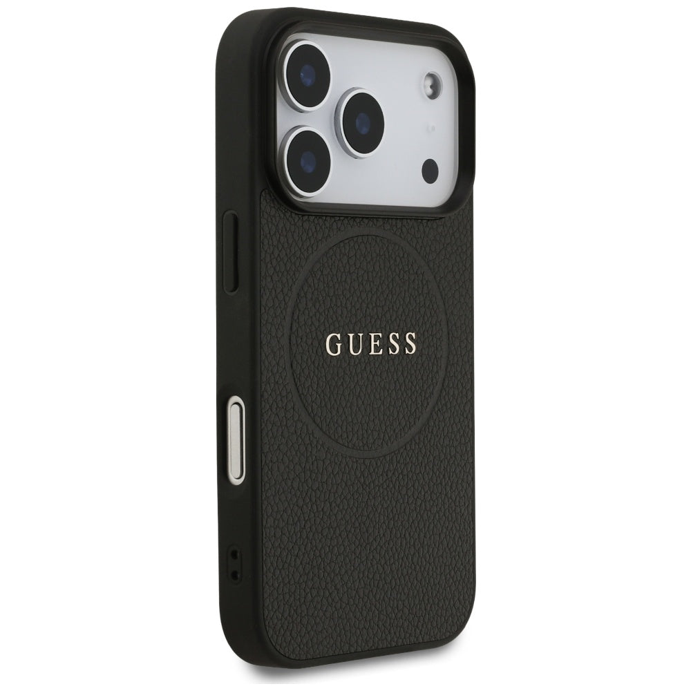 Guess MagSafe dėklas iPhone 17 Pro – juodas -- iPhone 17 Pro