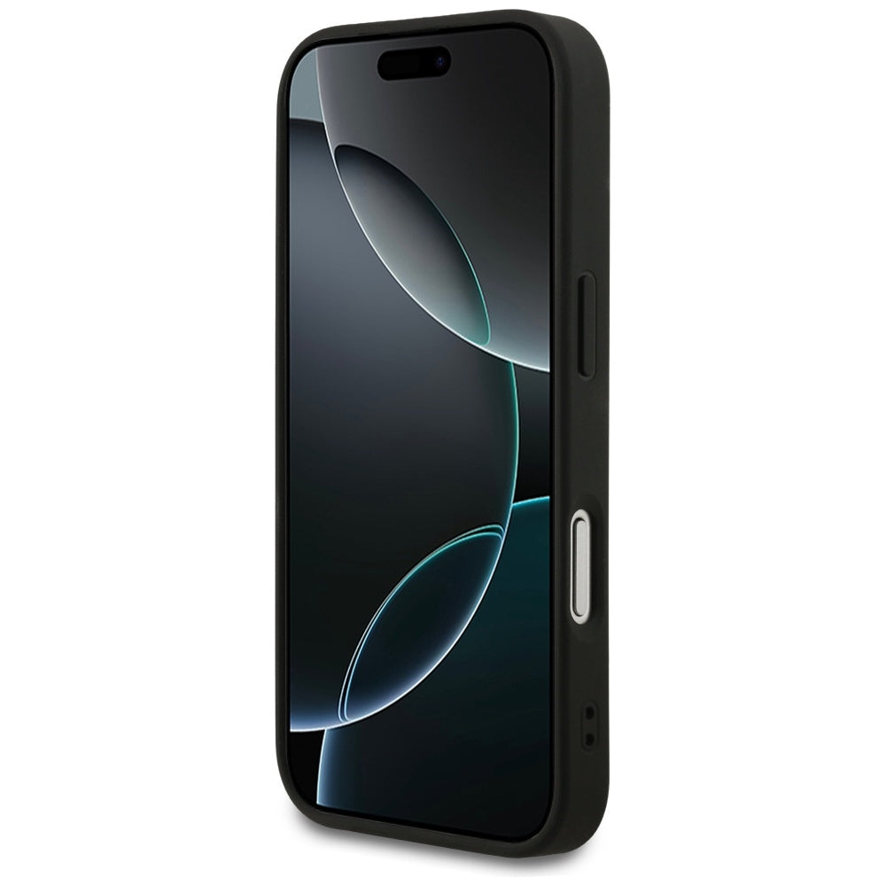 Guess MagSafe dėklas iPhone 17 Pro – juodas -- iPhone 17 Pro