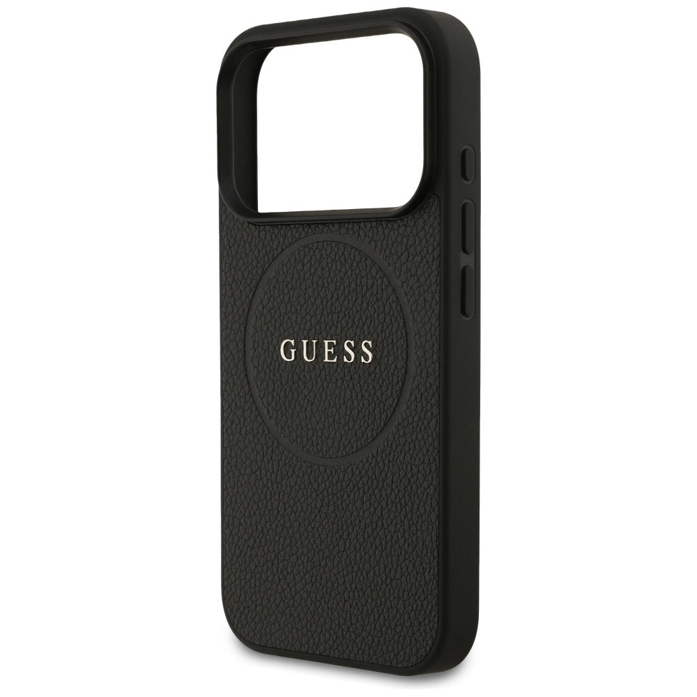 Guess MagSafe dėklas iPhone 17 Pro – juodas -- iPhone 17 Pro