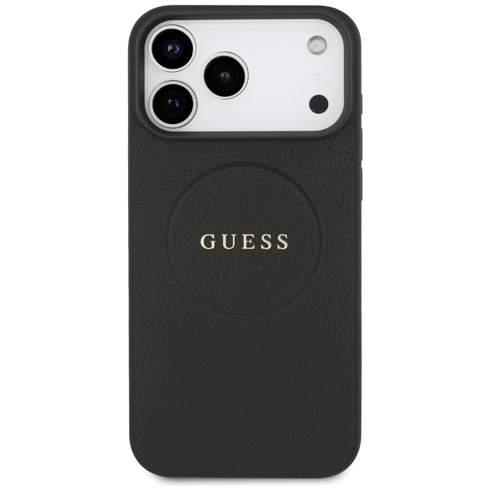 Guess MagSafe dėklas iPhone 17 Pro Max – juodas