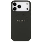 Guess MagSafe dėklas iPhone 17 Pro Max – juodas
