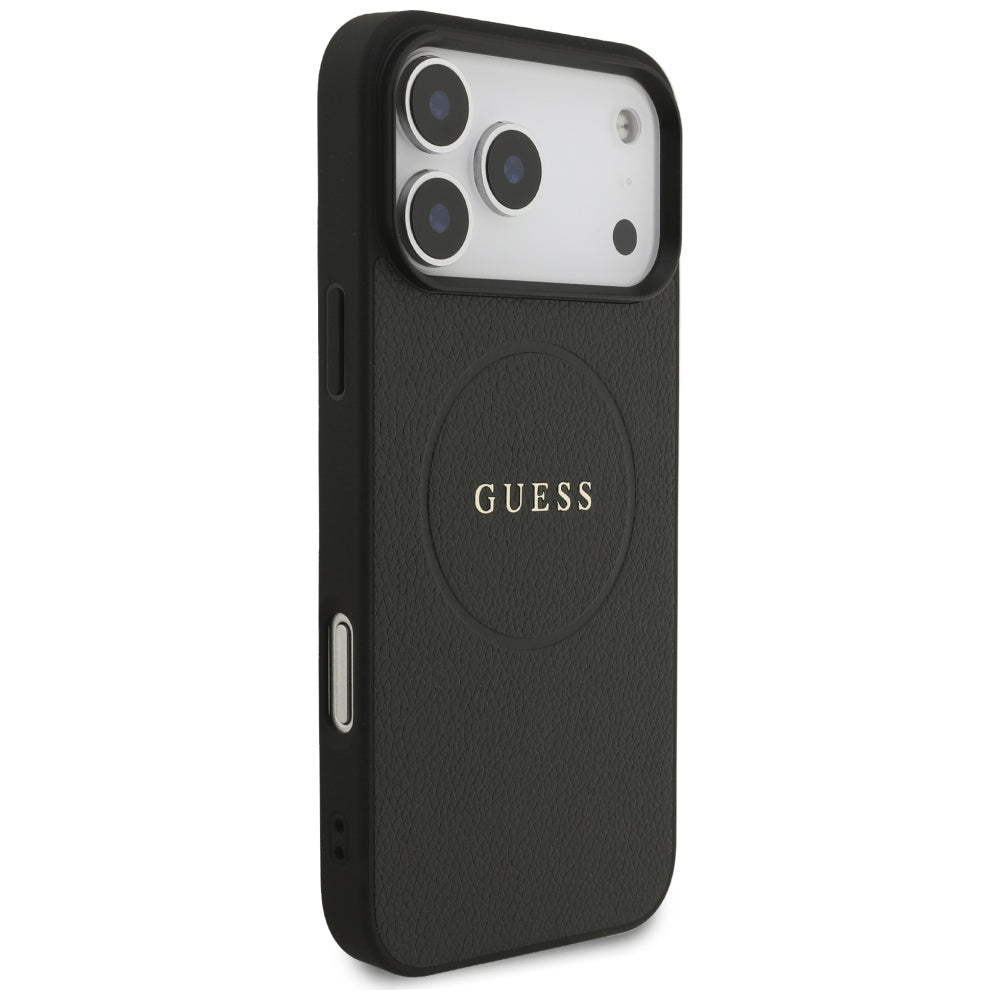 Guess MagSafe dėklas iPhone 17 Pro Max – juodas