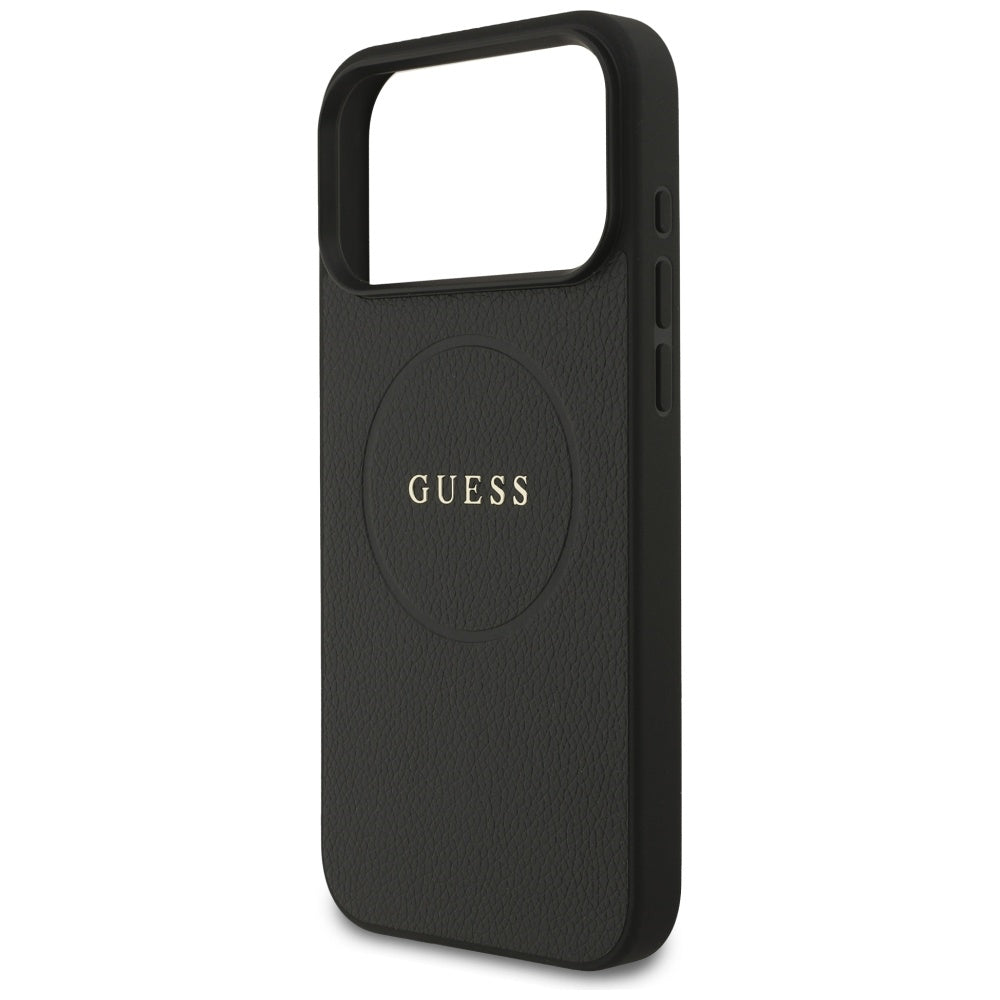 Guess MagSafe dėklas iPhone 17 Pro Max – juodas