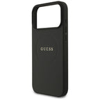 Guess MagSafe dėklas iPhone 17 Pro Max – juodas