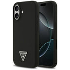 Guess MagSafe silikoninis dėklas iPhone 17 – juodas