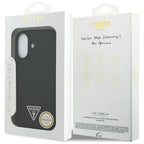 Guess MagSafe silikoninis dėklas iPhone 17 – juodas