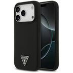 Guess MagSafe dėklas iPhone 17 Pro – juodas