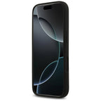 Guess MagSafe dėklas iPhone 17 Pro – juodas