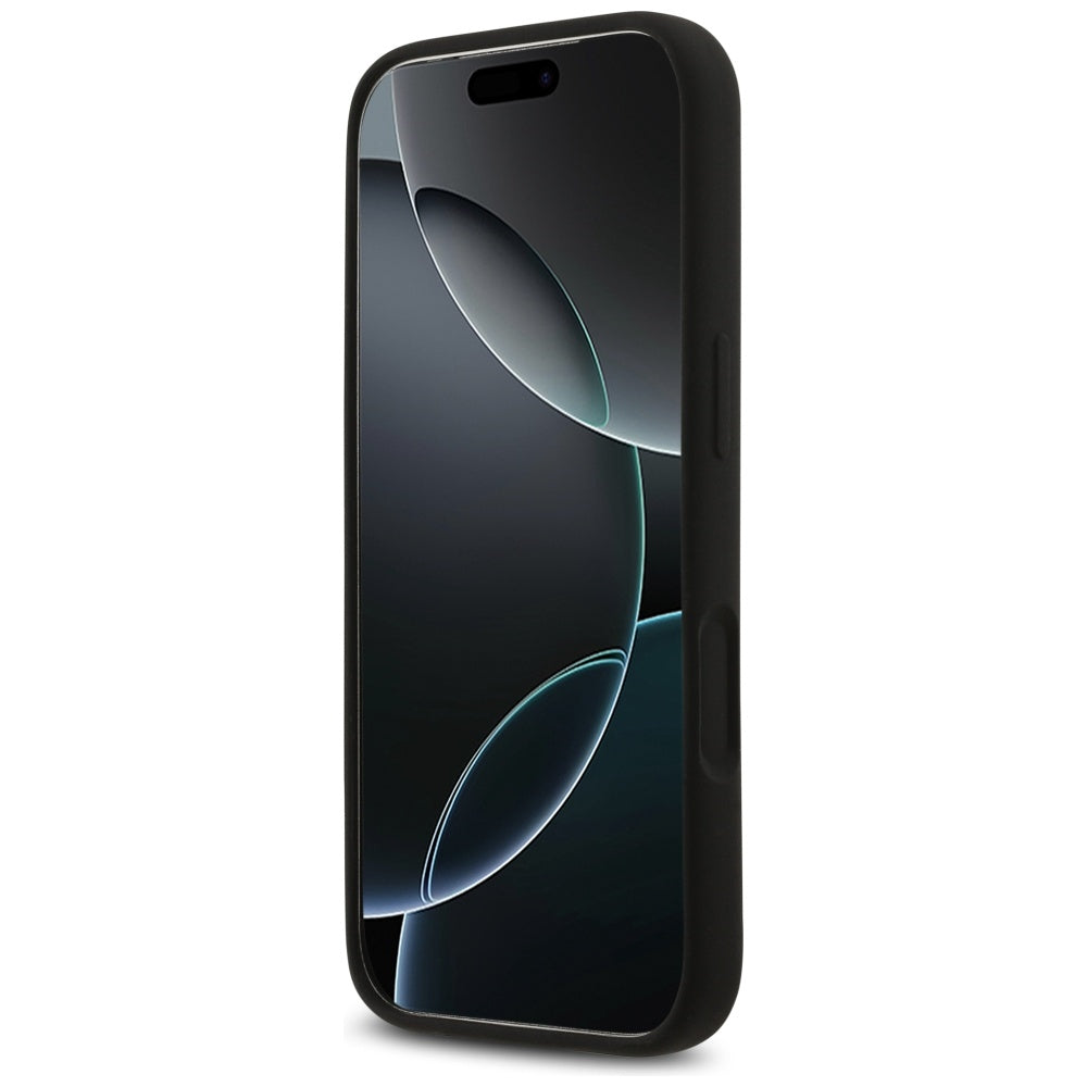 Guess MagSafe dėklas iPhone 17 Pro – juodas