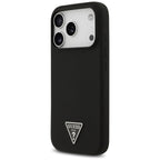 Guess MagSafe dėklas iPhone 17 Pro Max – juodas