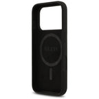 Guess MagSafe dėklas iPhone 17 Pro Max – juodas