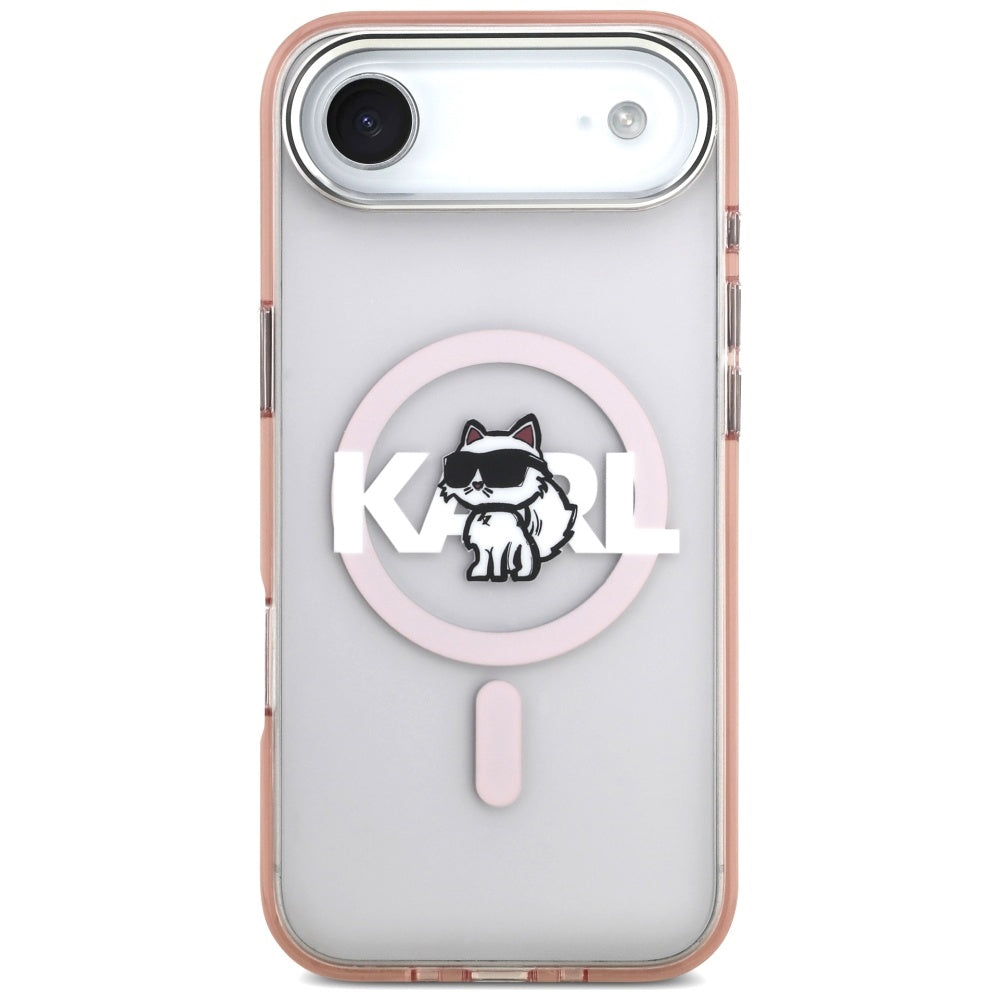 Karl Lagerfeld MagSafe dėklas iPhone 17 Air – rožinis