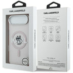 Karl Lagerfeld MagSafe dėklas iPhone 17 Air – rožinis