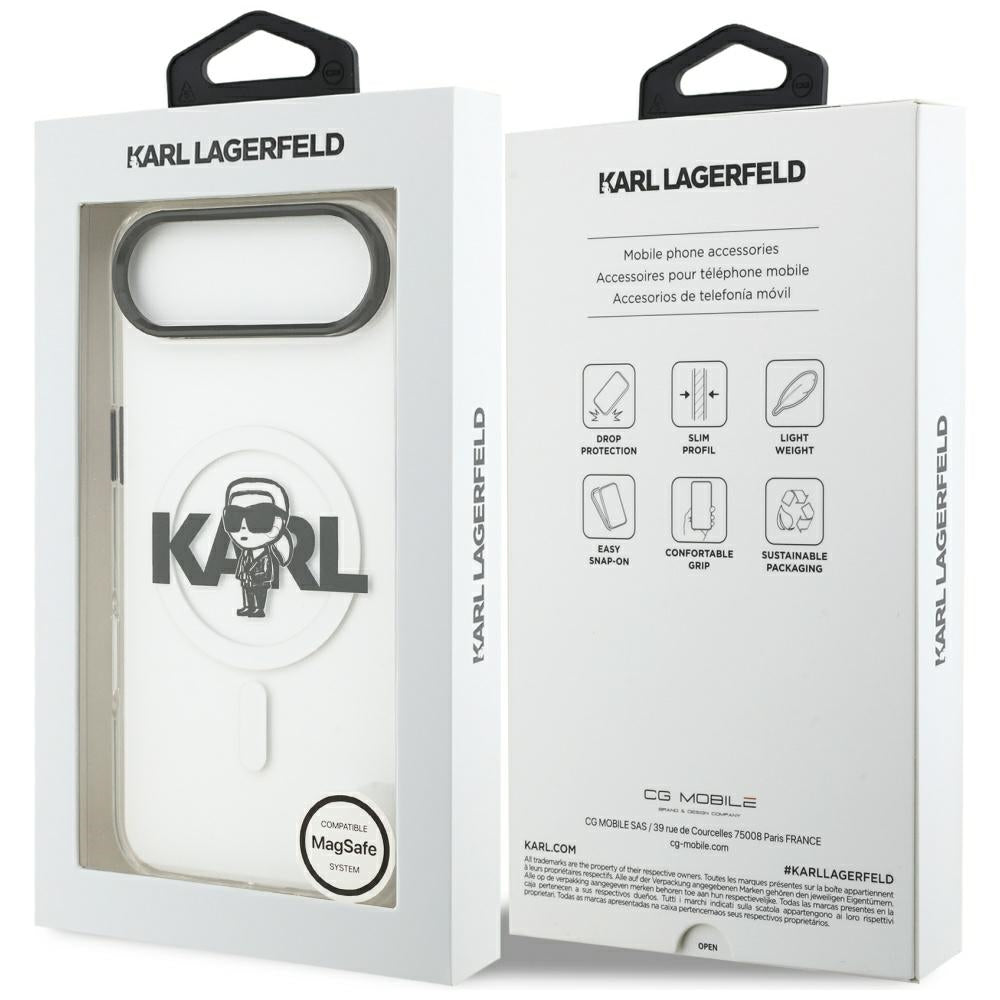 Karl Lagerfeld MagSafe dėklas iPhone 17 Air – skaidrus -- iPhone Air