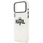 Karl Lagerfeld MagSafe dėklas iPhone 17 Pro Max – skaidrus