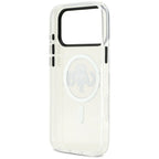 Karl Lagerfeld MagSafe dėklas iPhone 17 Pro Max – skaidrus