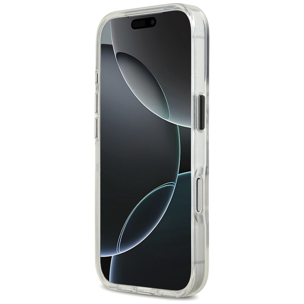 Karl Lagerfeld MagSafe dėklas iPhone 17 Pro – skaidrus