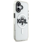 Karl Lagerfeld MagSafe dėklas iPhone 17 – skaidrus