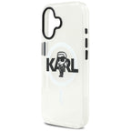 Karl Lagerfeld MagSafe dėklas iPhone 17 – skaidrus