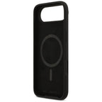 Karl Lagerfeld silikoninis Karl&Choupette žiedas MagSafe Dėklas, skirtas iPhone 17 Air - Black