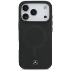 Mercedes MagSafe odinis dėklas iPhone 17 Pro – juodas