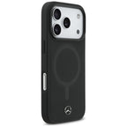 Mercedes MagSafe odinis dėklas iPhone 17 Pro – juodas