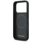 Mercedes MagSafe odinis dėklas iPhone 17 Pro – juodas