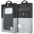 Mercedes MagSafe odinis dėklas iPhone 17 Pro – juodas