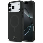 Mercedes MagSafe dėklas iPhone 17 Pro Max – juodas