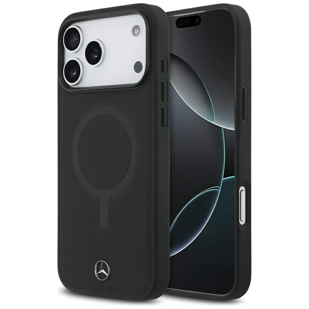 Mercedes MagSafe dėklas iPhone 17 Pro Max – juodas