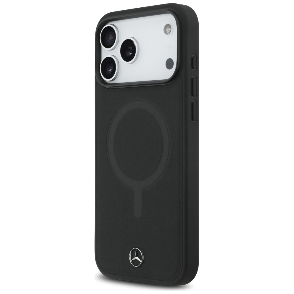 Mercedes MagSafe dėklas iPhone 17 Pro Max – juodas
