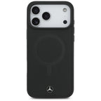 Mercedes MagSafe dėklas iPhone 17 Pro Max – juodas