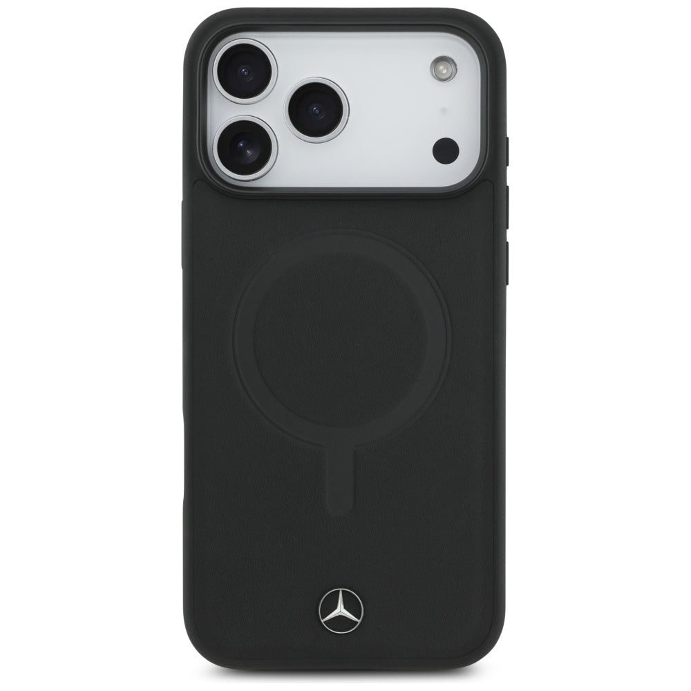 Mercedes MagSafe dėklas iPhone 17 Pro Max – juodas
