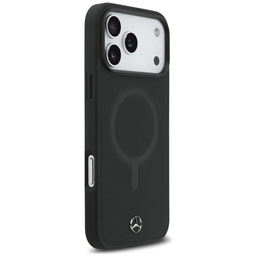 Mercedes MagSafe dėklas iPhone 17 Pro Max – juodas