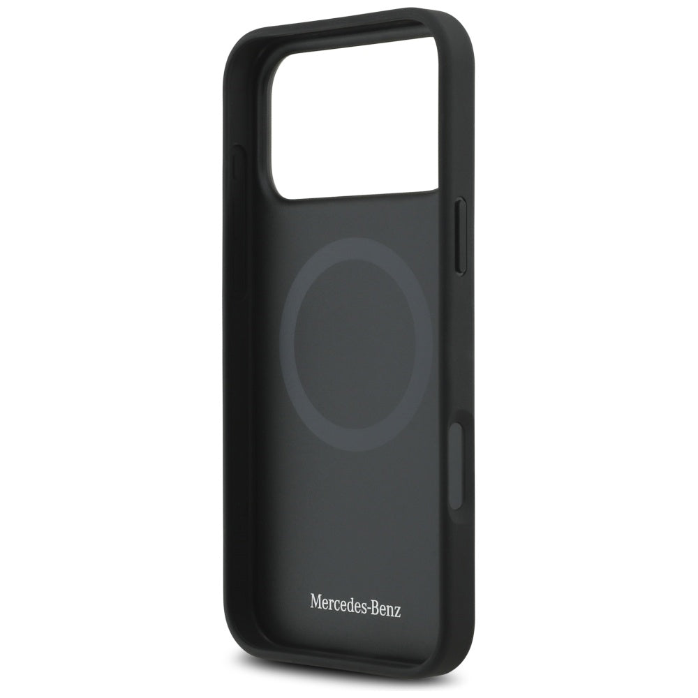 Mercedes MagSafe dėklas iPhone 17 Pro Max – juodas