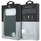 Mercedes MagSafe dėklas iPhone 17 Pro Max – juodas