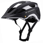 Wozinsky MTB dviračio šalmas su nuimamu snapu, lengvas L - juodas ir sidabrinis -- Bicycle Helmets